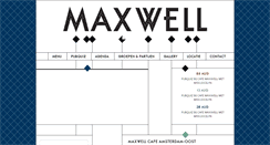 Desktop Screenshot of maxwellcafe.nl
