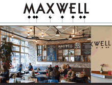 Tablet Screenshot of maxwellcafe.nl